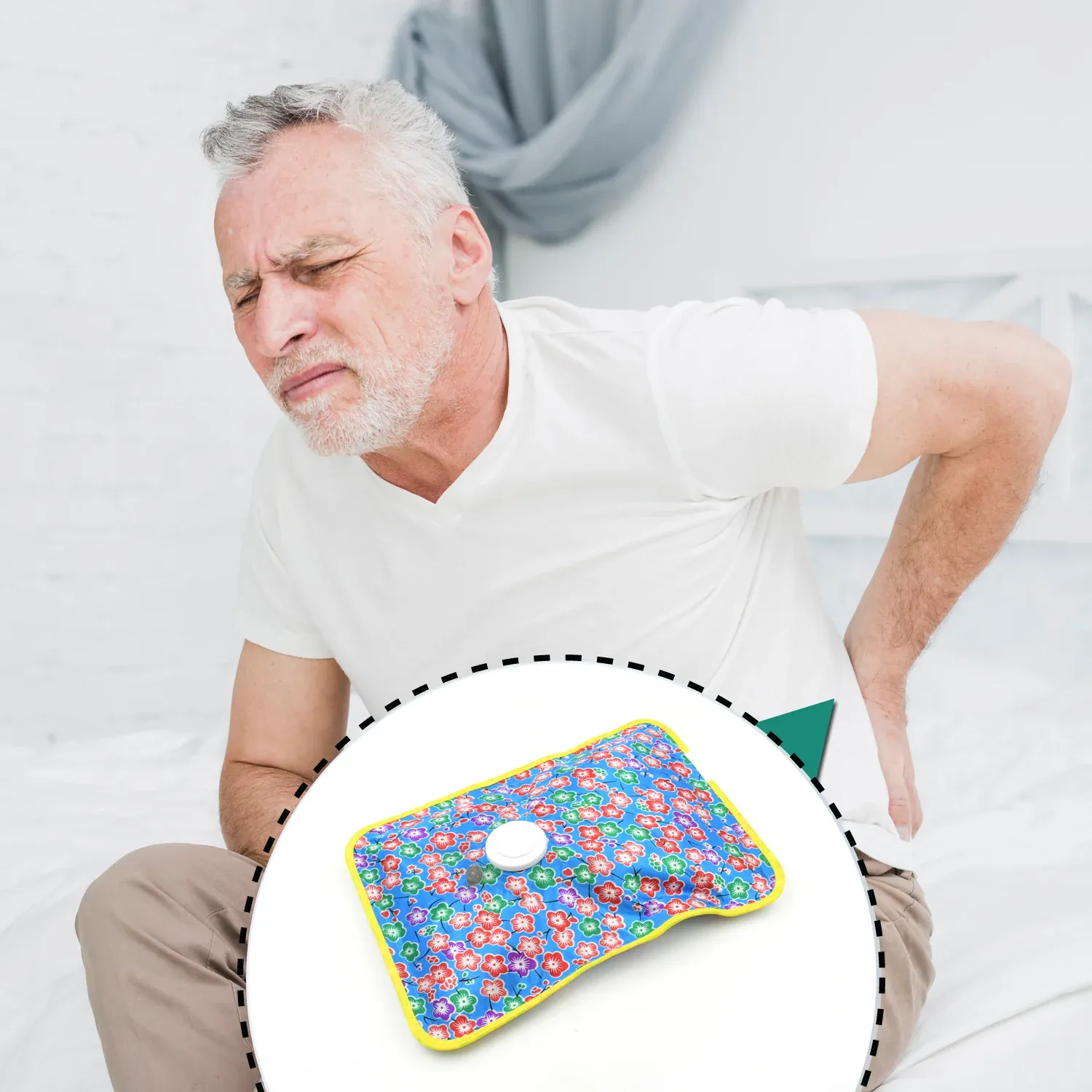 Electric Hot Water Bag – Pain Relief & Warmth | Velvet Wellness - Detailed Feature View 7