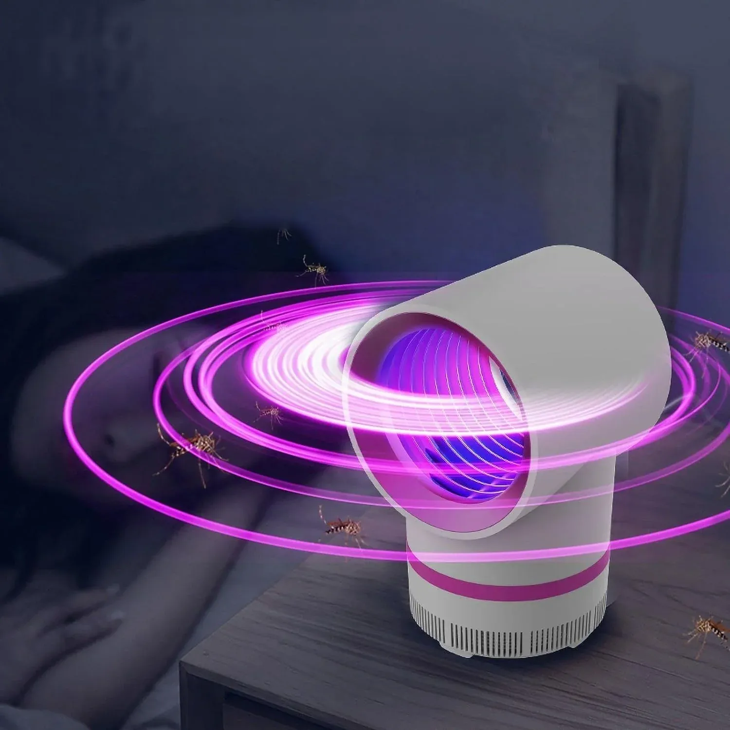 Premium USB Electric Mosquito Killer Lamp – Silent, Baby-Safe Trap - Buy Online at Alikart