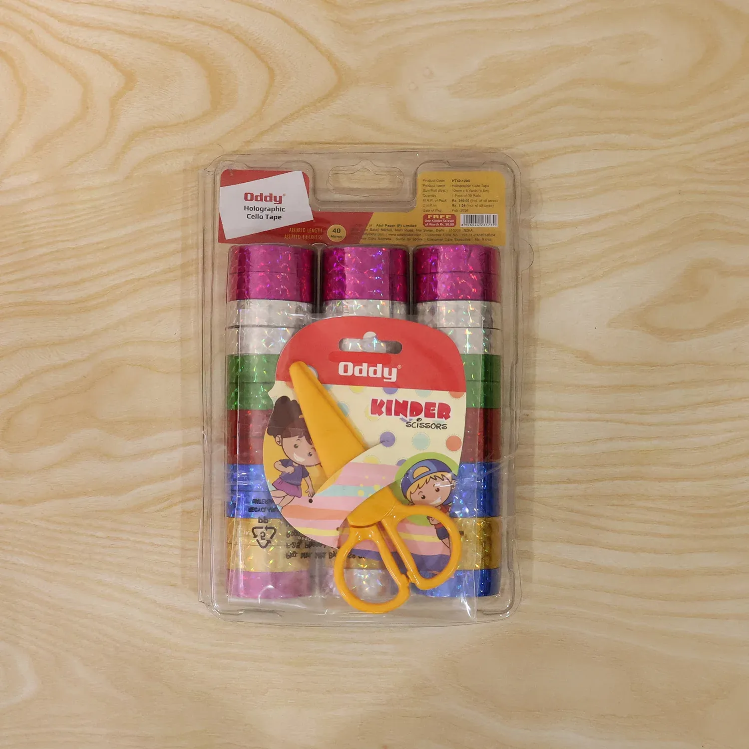 Holographic Decorative Tape Set – Vibrant 39-Roll Creative Kit - Detailed Feature View 8