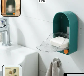 Wall Mounted Soap Holder – Space-Saving & Draining Design