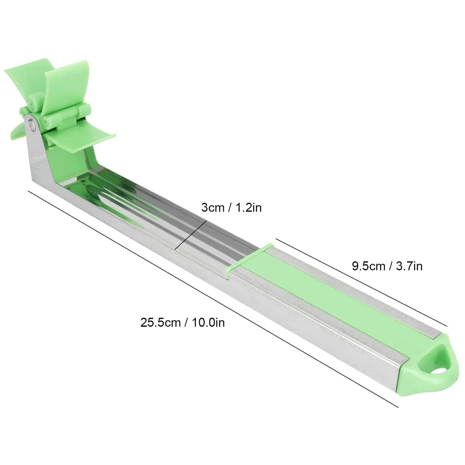 Watermelon Cutter – Stainless Steel Windmill Slicer for Cubes | Quickslice - Detailed Feature View 9