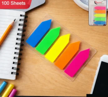 Self Sticky Index Flags – Durable Multicolour Plastic, 6 Pack