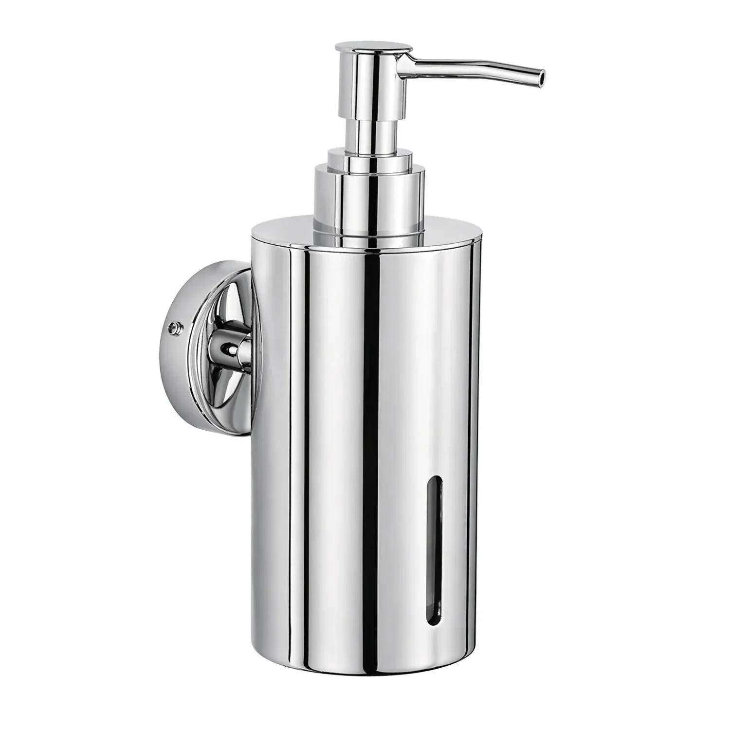 Stainless Steel Wall-Mounted Liquid Soap Dispenser – Modern & Durable - Detailed Feature View 5