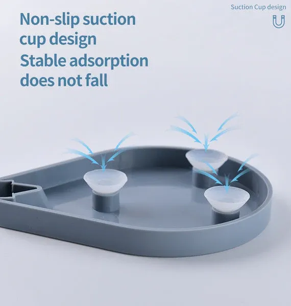 Self-Draining Soap Dish – Leaf Design Bathroom Holder | Velvet Wipe - Detailed Feature View 2