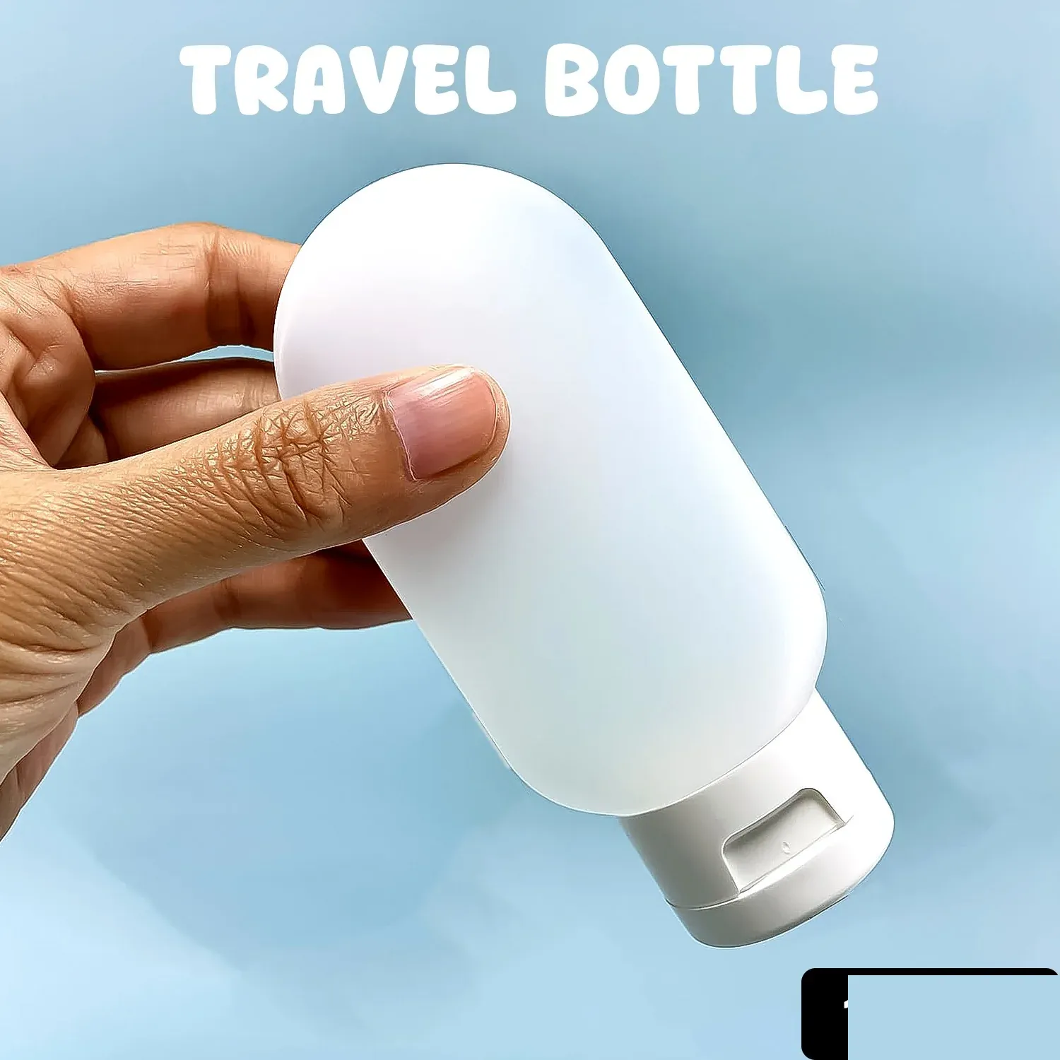 Travel Bottle – 60ml Leakproof Toiletry Container | Garden Vera - Detailed Feature View 1