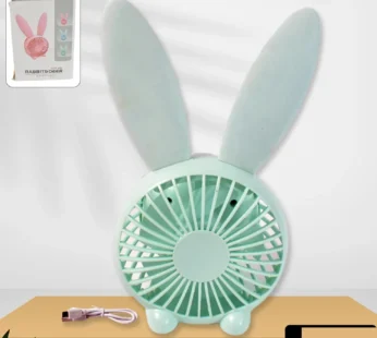 USB Desk Fan – Cute Rabbit Mini Fan with Mist Air | Deskrova
