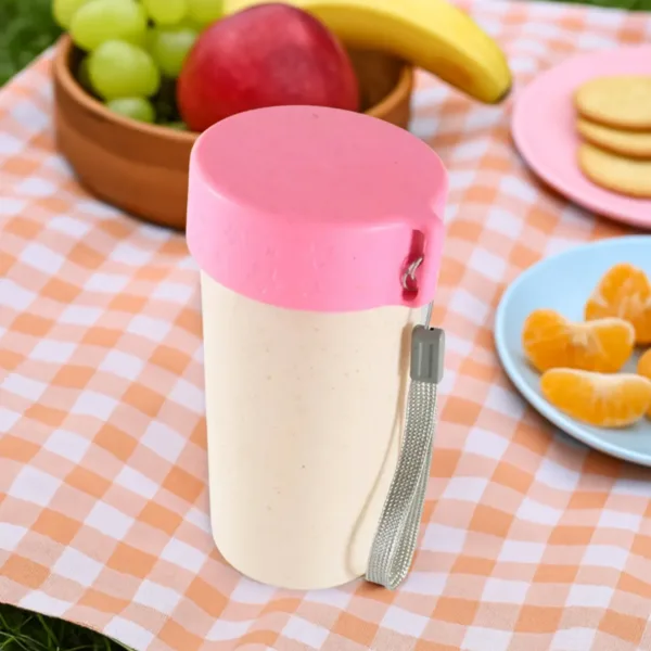 Portable Coffee Mug – Wheat Straw Travel Cup 300ml | hydrozilla