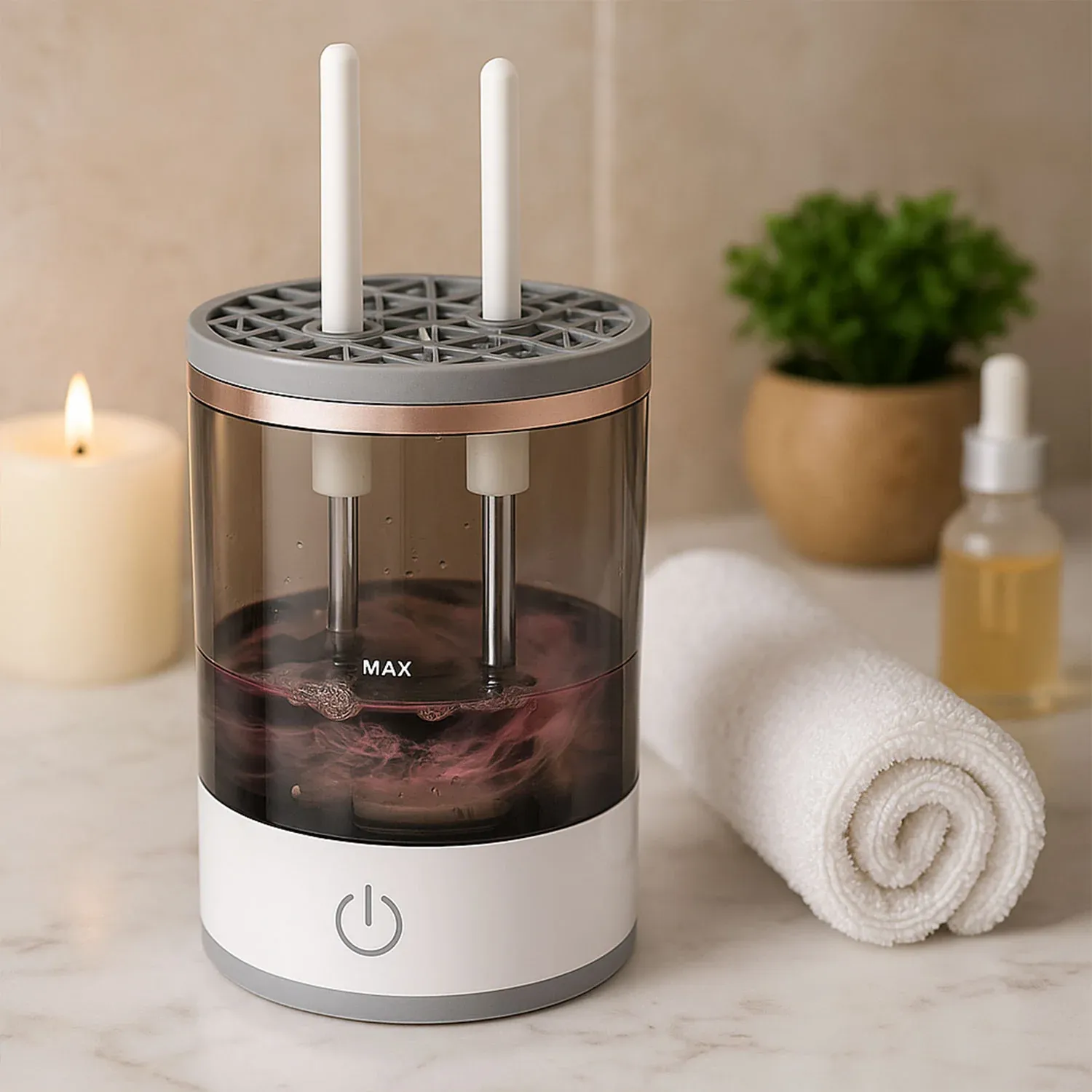 Premium Automatic Makeup Brush Cleaner – Fast & Hygienic | BeautyBare - Buy Online at Alikart