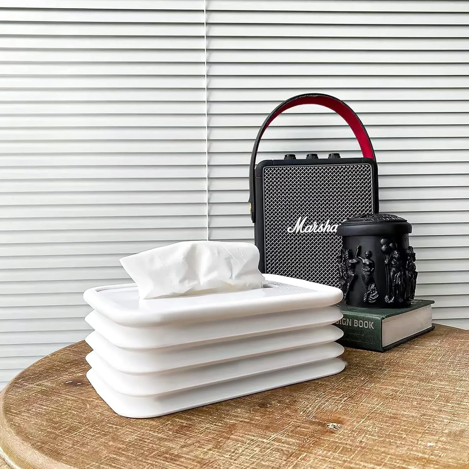 Silicone Tissue Holder – Foldable & Stylish for Home & Office - Detailed Feature View 7