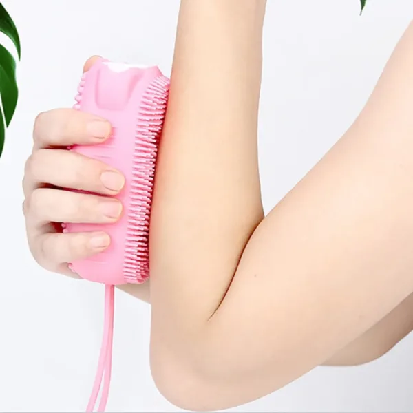 Silicone Body Scrubber – Super Soft Exfoliating Brush | Mini Bubbles
