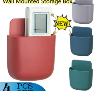 Wall Mounted Phone Holder – Charging & Remote Organizer | PHOBIA