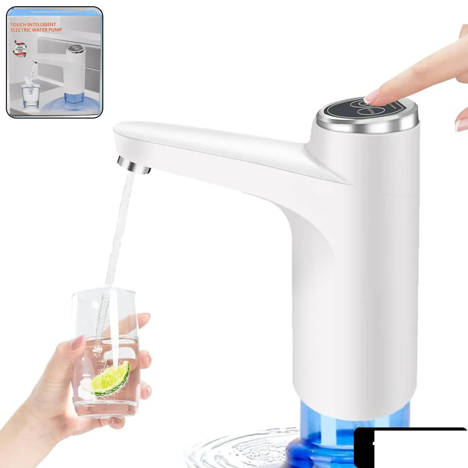 Premium Portable Water Dispenser – Quiet USB Electric Pump for Home | FERVENT - Buy Online at Alikart