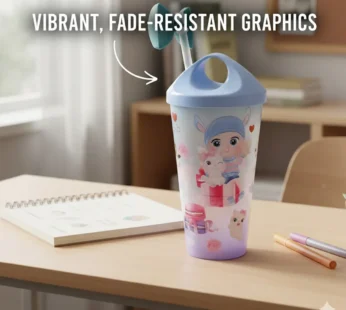 Unicorn Kids Water Bottle – Spill-Proof Straw & BPA-Free | TinyTrendy