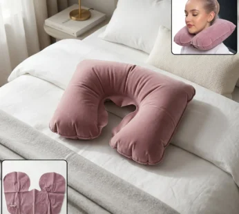U-Shaped Travel Neck Pillow – Ergonomic Soft Foam Support for Comfort