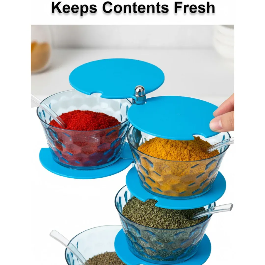 Rotating Pickle Rack – 4-in-1 Multipurpose Kitchen Storage | CookAura - Detailed Feature View 4