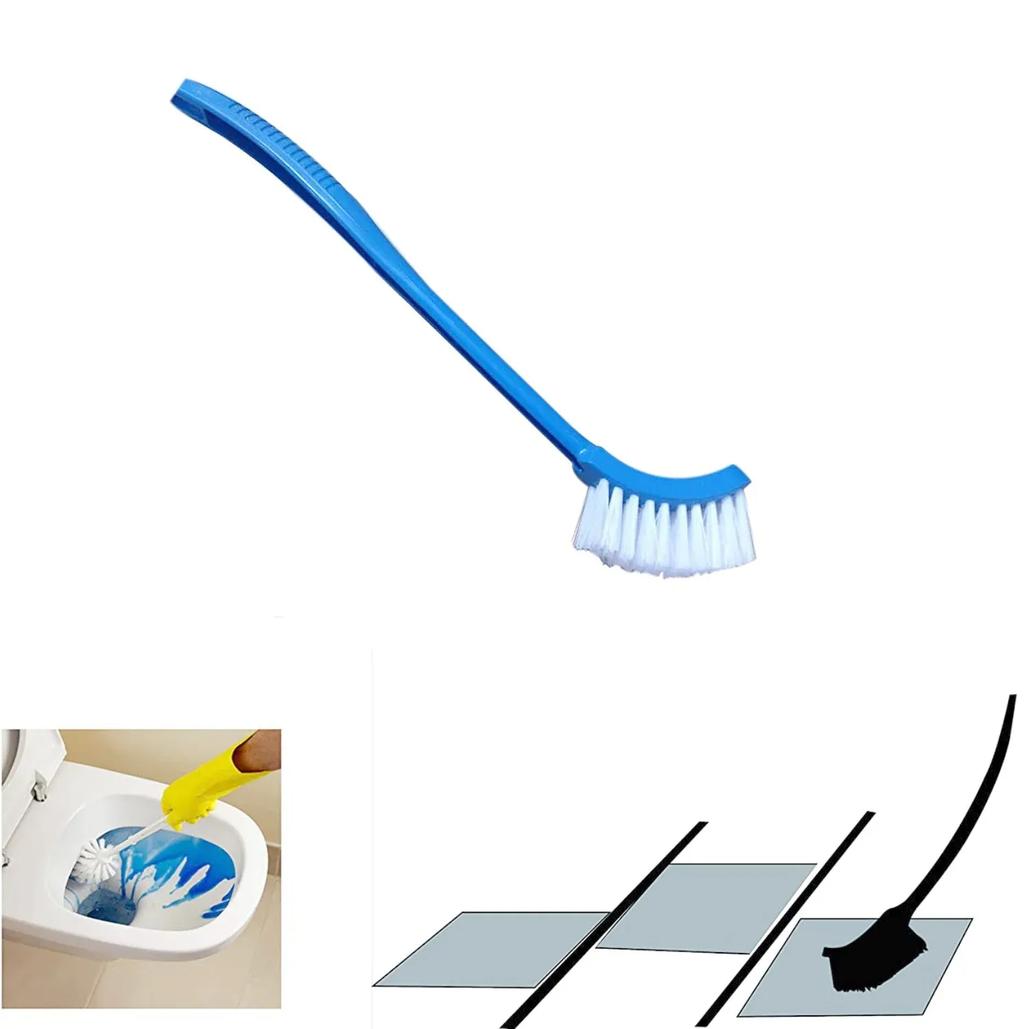 Premium Toilet Cleaning Brush – Ergonomic, Long Handle | Velvet Wipe - Buy Online at Alikart