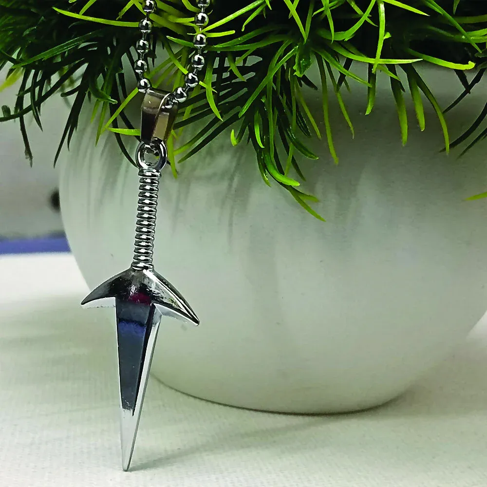 Premium Silver Tone Arrow Chain Pendant – Stylish Men's Accessory - Buy Online at Alikart