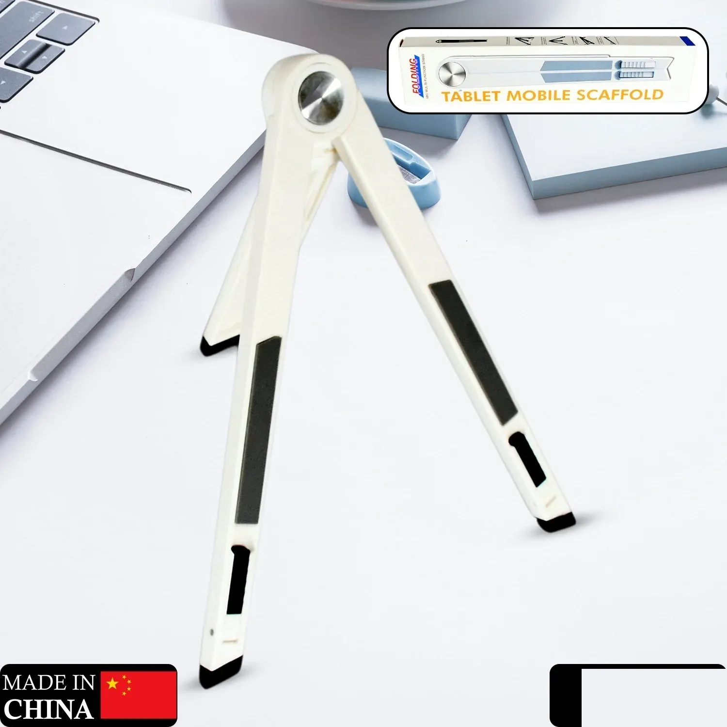 Premium Foldable Tablet Stand – Adjustable & Portable | Gambit - Buy Online at Alikart