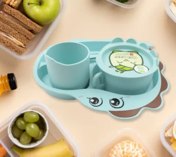Baby Feeding Set – 7-Piece Bamboo Fibre Dinnerware | Baby Ladle