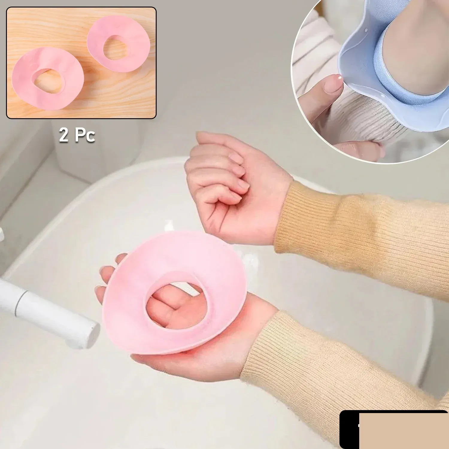 Silicone Wrist Water Stopper – Prevents Water Runoff Easily - Detailed Feature View 1