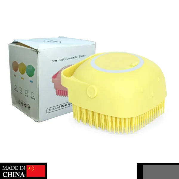 Silicone Bath Brush – Massage & Shampoo Dispenser for Shower | VelvaBloom