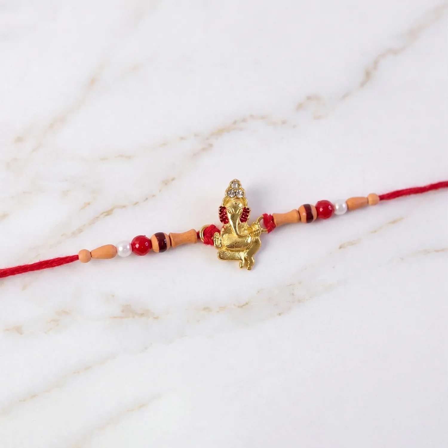 Traditional Rakhi for Brothers — Elegant & Handmade Design - Detailed Feature View 5