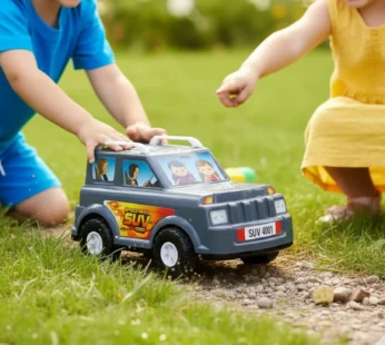 SUV Toy Car for Kids – Realistic Design & Movable Wheels