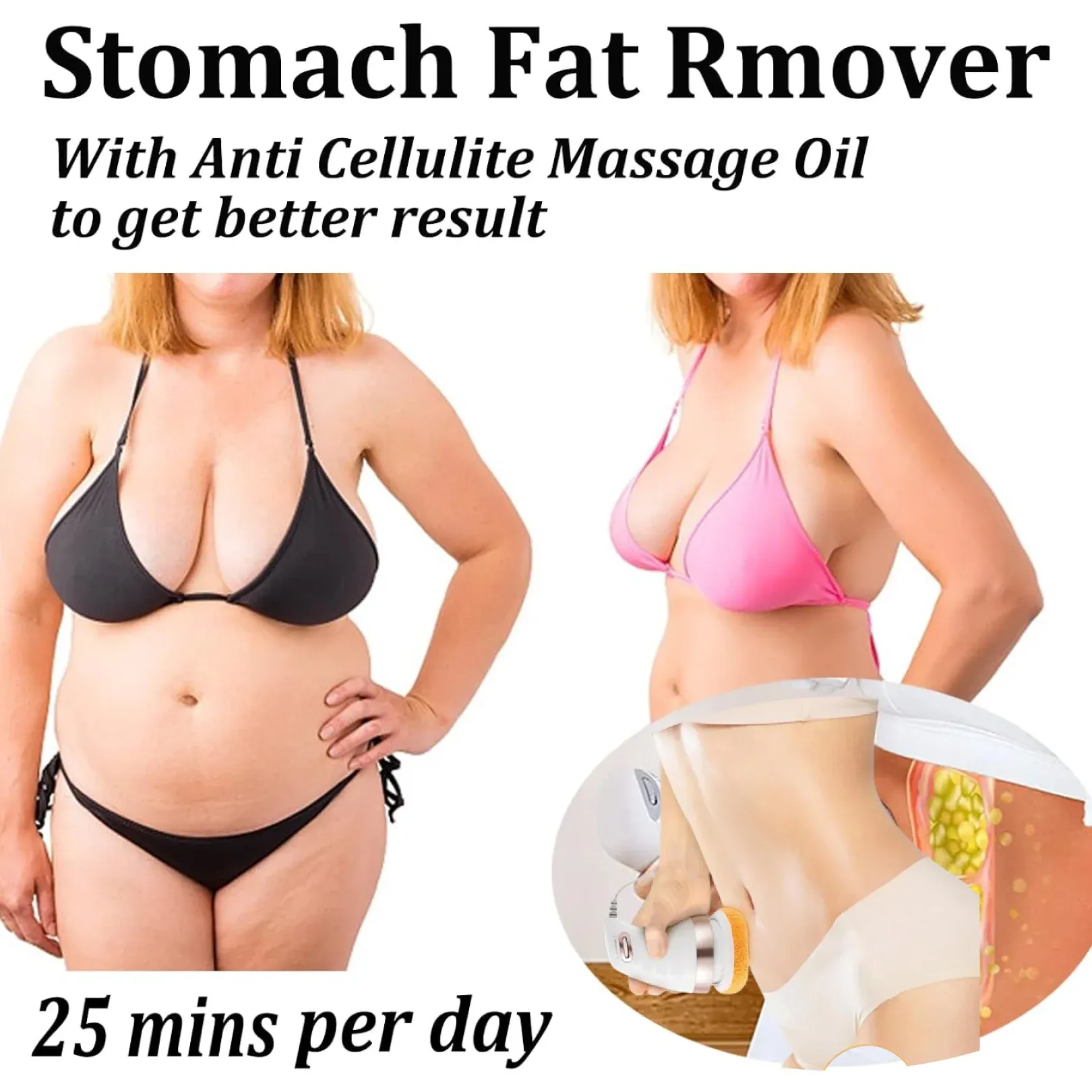 Body Sculpting Massager – 3 Pads, Adjustable Speeds | VelvaBloom - Detailed Feature View 4