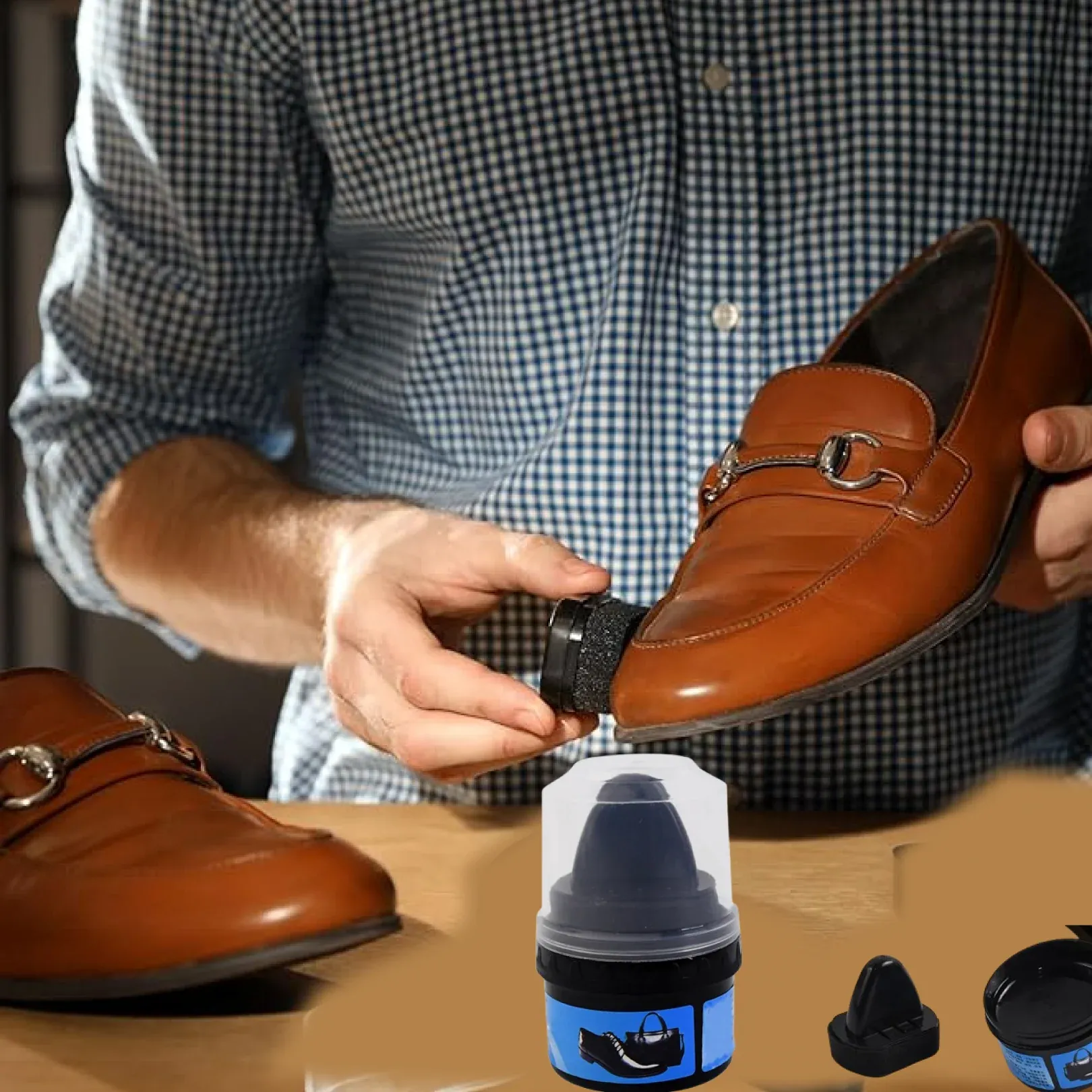 Premium Shoe Shine Sponge – Instant Shine & Travel-Friendly Polish - Buy Online at Alikart