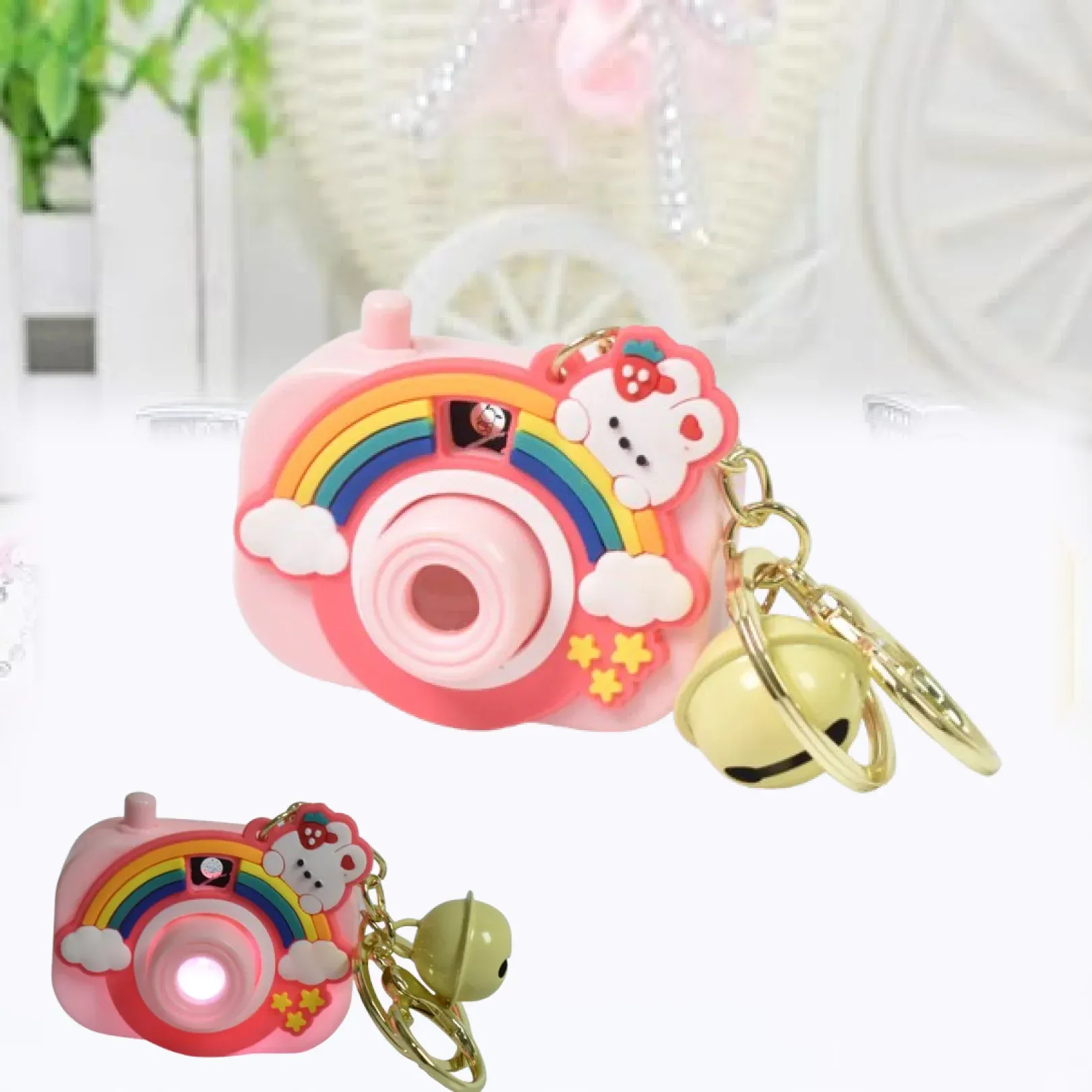 Projective Camera Keychain – Fun Rainbow Image Projector - Detailed Feature View 3