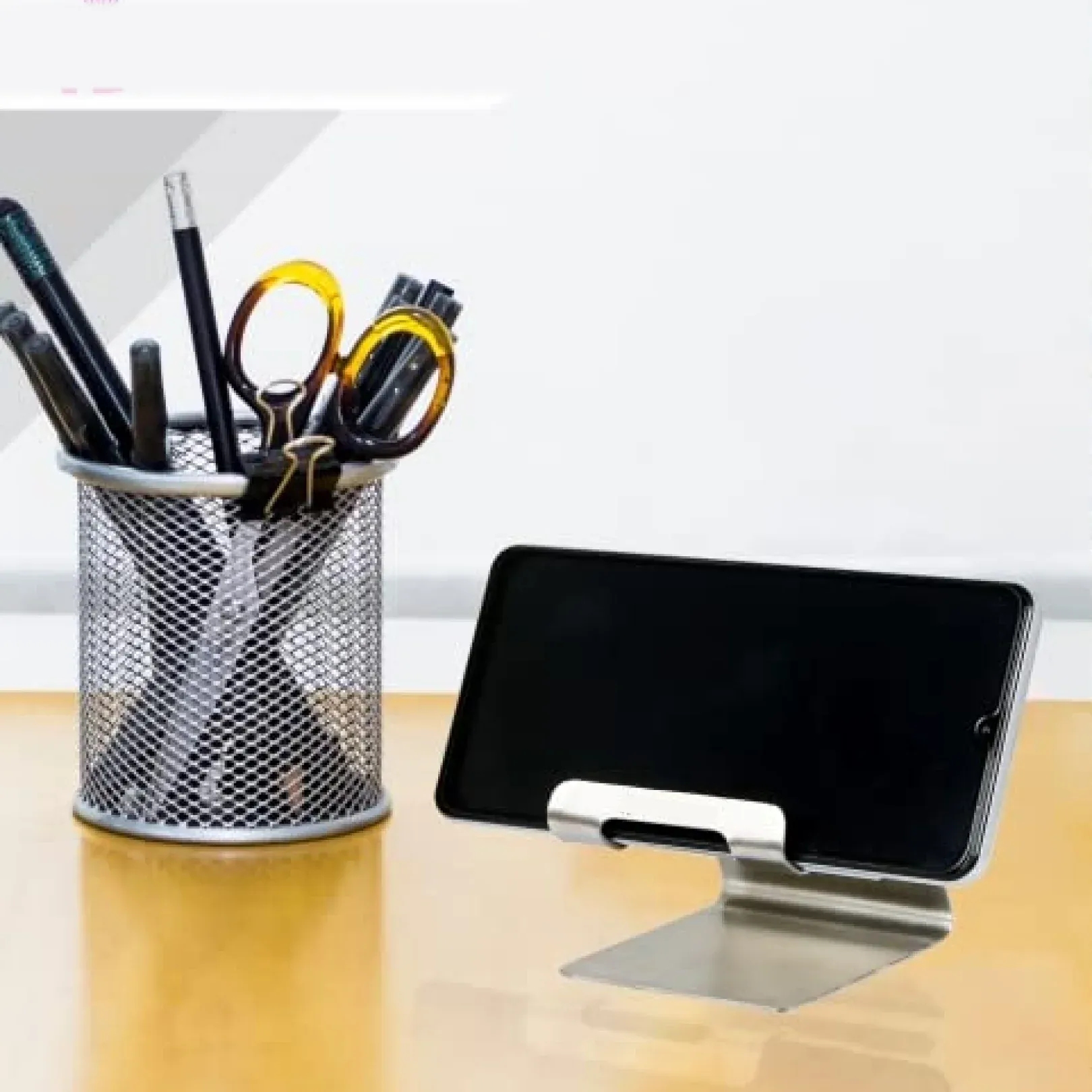 Mobile & Tablet Stand Holder – Universal Stainless Steel | - Detailed Feature View 3