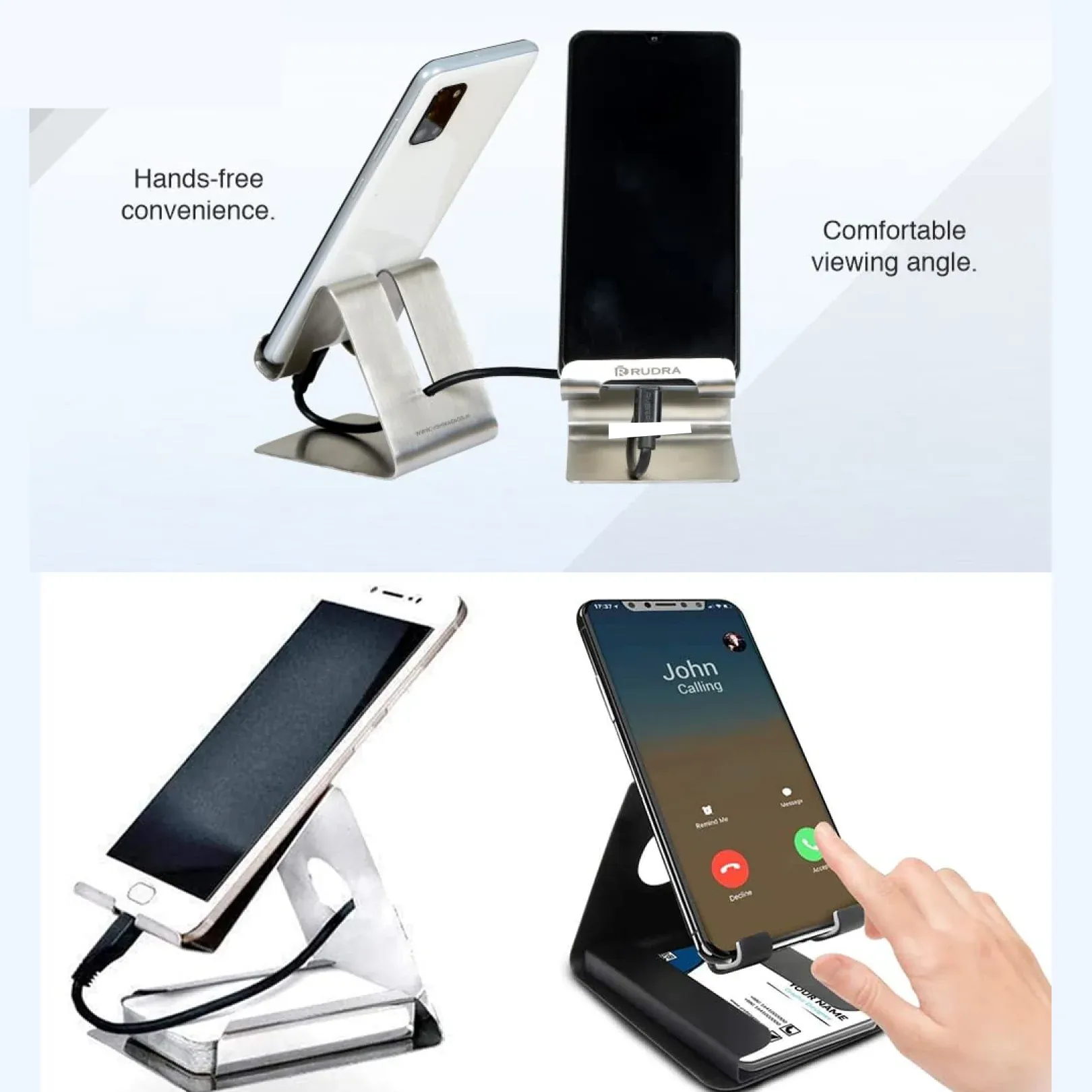 Mobile & Tablet Stand Holder – Universal Stainless Steel | - Detailed Feature View 5