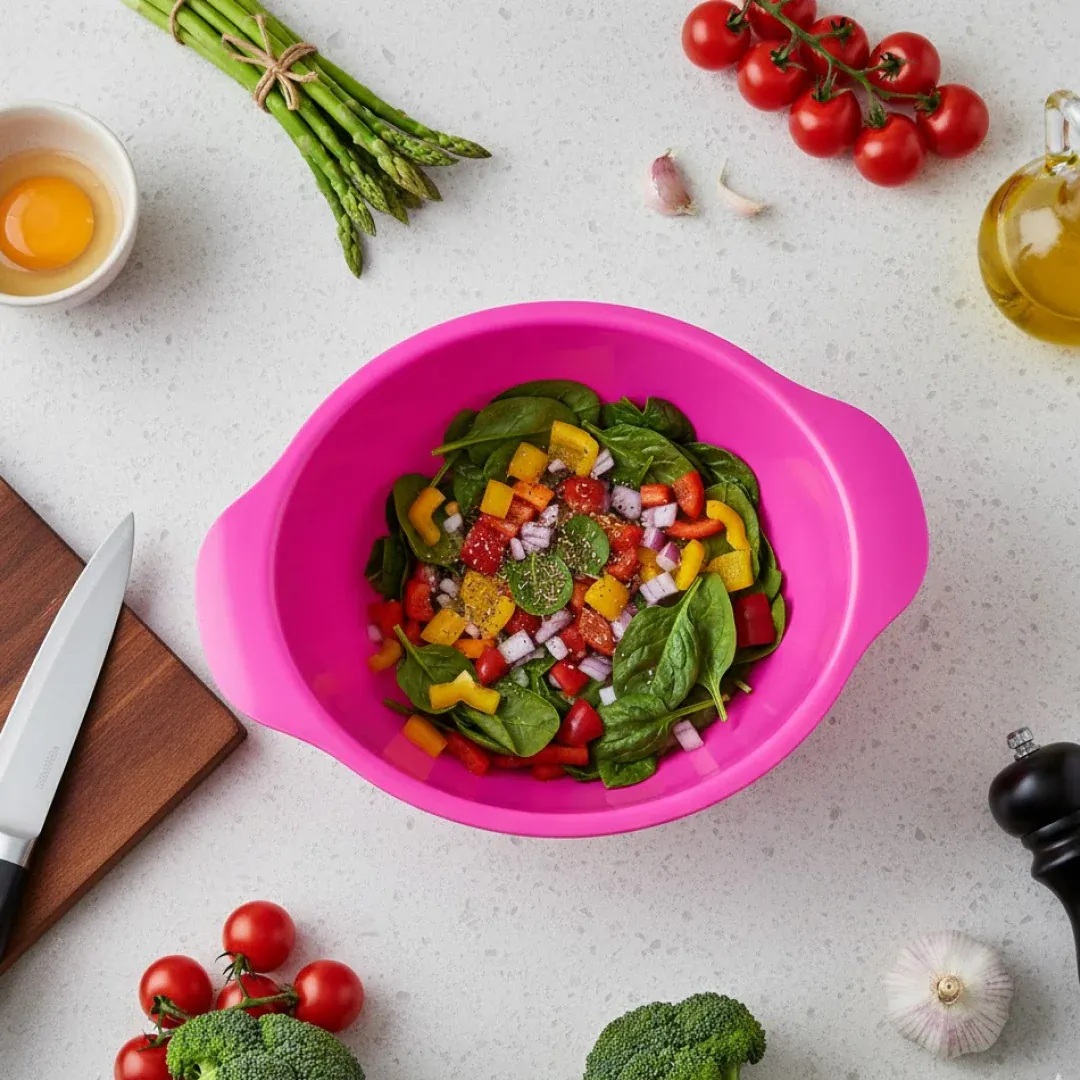 Premium Snack Bowls – Durable 10-inch BPA-Free Plastic for Kitchen | Jiaqi - Buy Online at Alikart