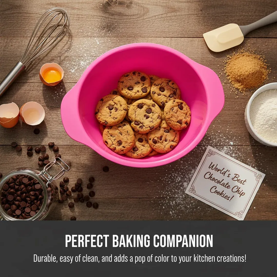 Snack Bowls – Durable 10-inch BPA-Free Plastic for Kitchen | Jiaqi - Detailed Feature View 2