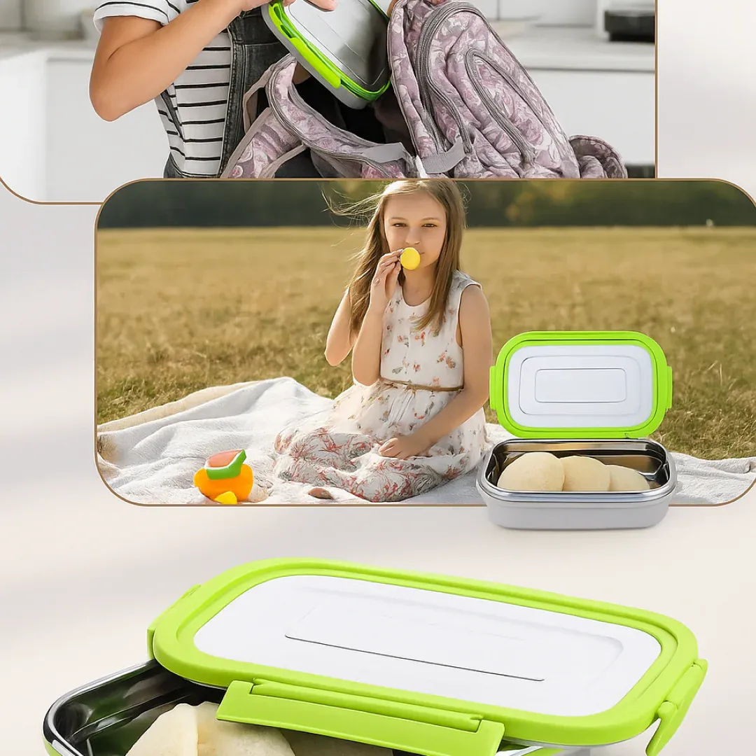 Stainless Steel Lunch Pack – Leak-Proof & Durable | Ganesh - Detailed Feature View 5