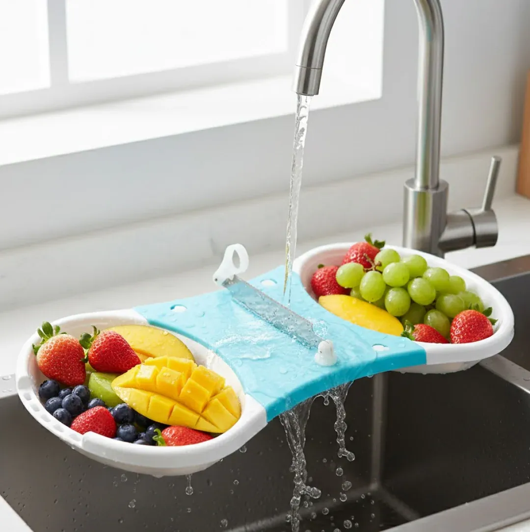 Premium Vegetable Cutter and Washer – Adjustable 2-in-1 Kitchen Tool | Quickslice - Buy Online at Alikart
