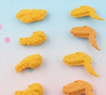 Chicken Erasers – Fun Wing & Leg Set | TinyTrendy