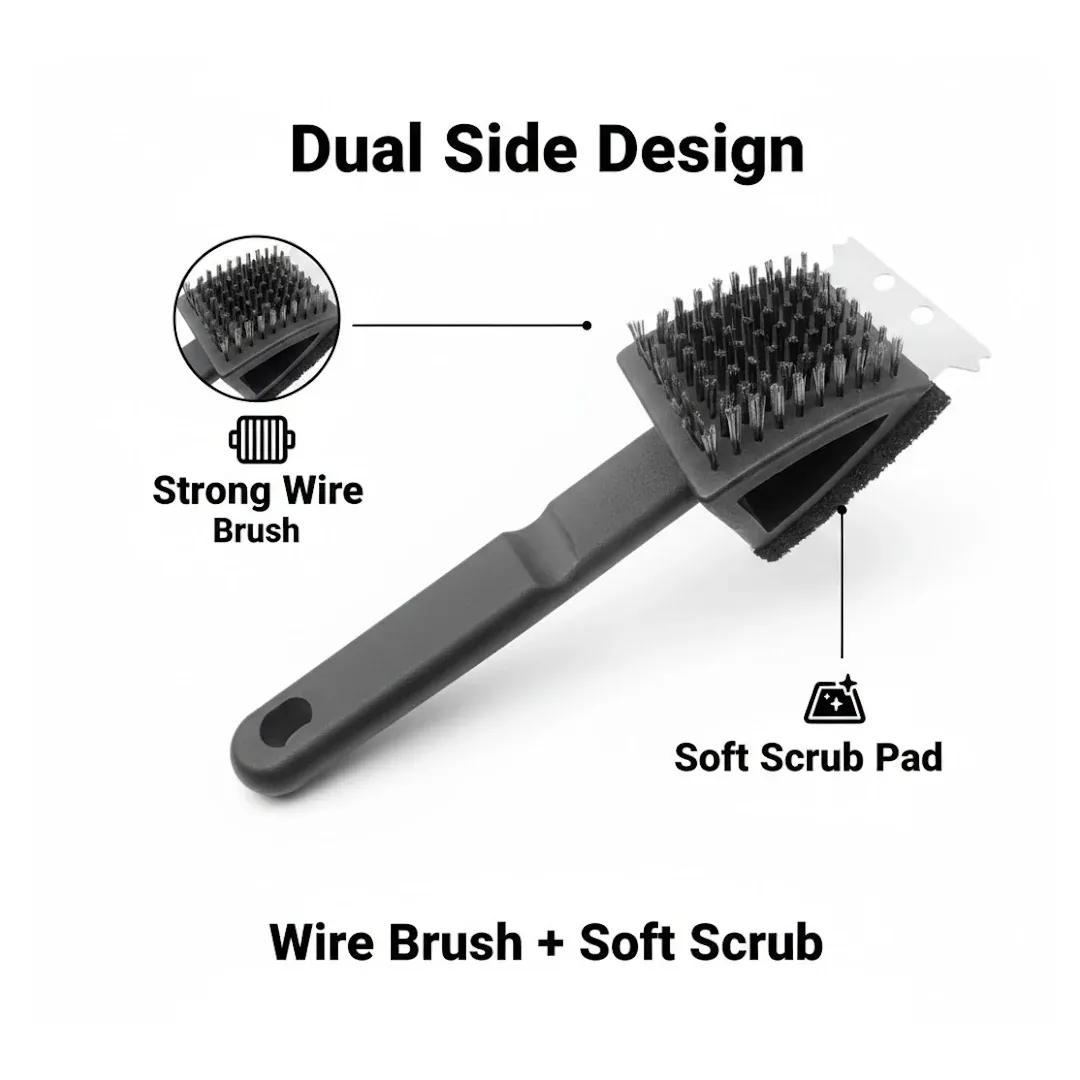 Silicone Toilet Brush – Deep Cleaning & Hygienic Holder | Velvet Wipe - Detailed Feature View 1