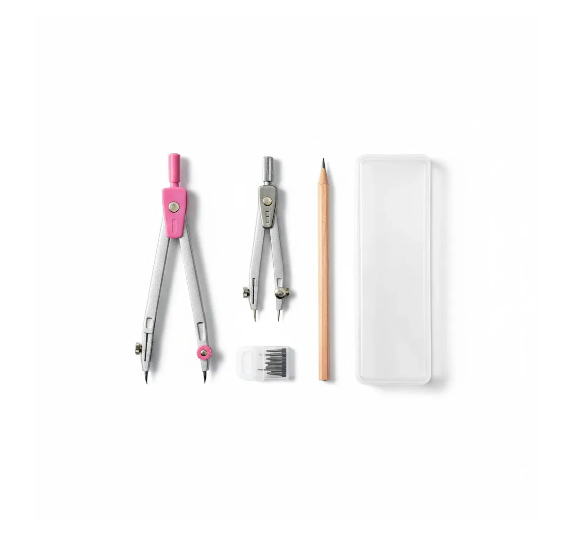 Student Geometry Compass Set – 4-in-1 Precision Drawing Kit - Detailed Feature View 11