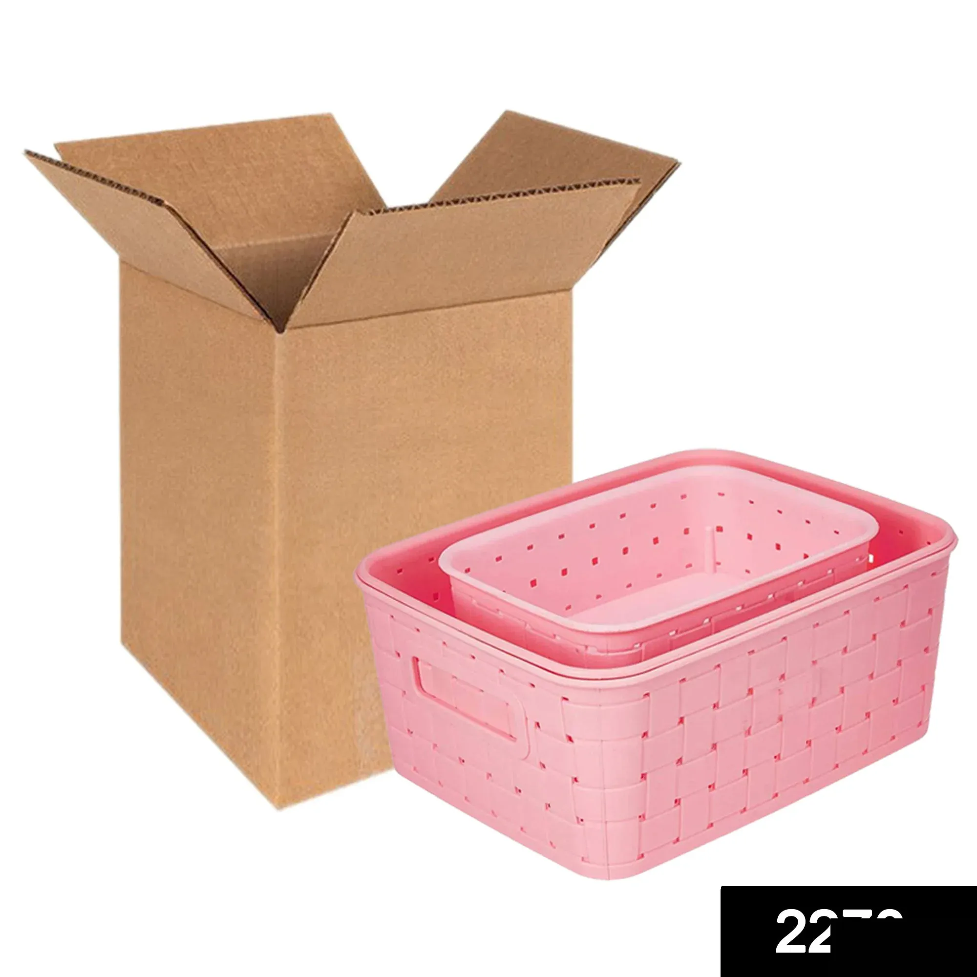 Storage Baskets Set – Multipurpose Shelf Organisers | Organivo - Detailed Feature View 1