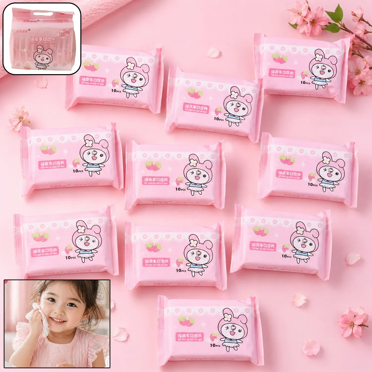 Premium Wet Wipes for Kids – Gentle Cleansing & Portable Packaging - Buy Online at Alikart