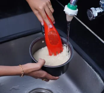Rice Sieve – Multifunctional Washer & Strainer Spoon | SparkleTidy