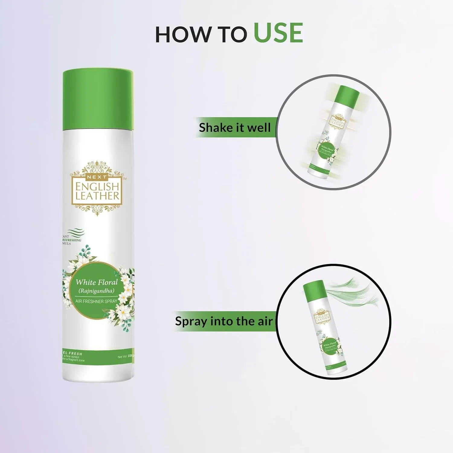 Rajnigandha Air Freshener Spray – Long-lasting White Floral Fragrance - Detailed Feature View 6
