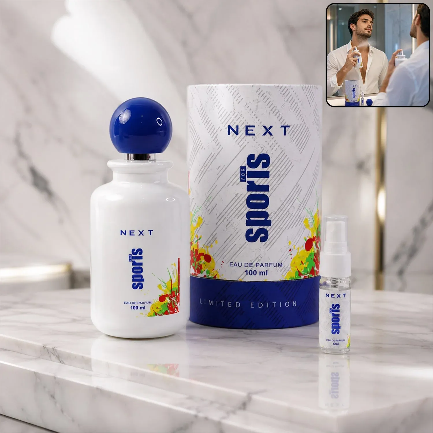 Premium Men's Sport Perfume – Long-Lasting Freshness & Energizing Scent - Buy Online at Alikart