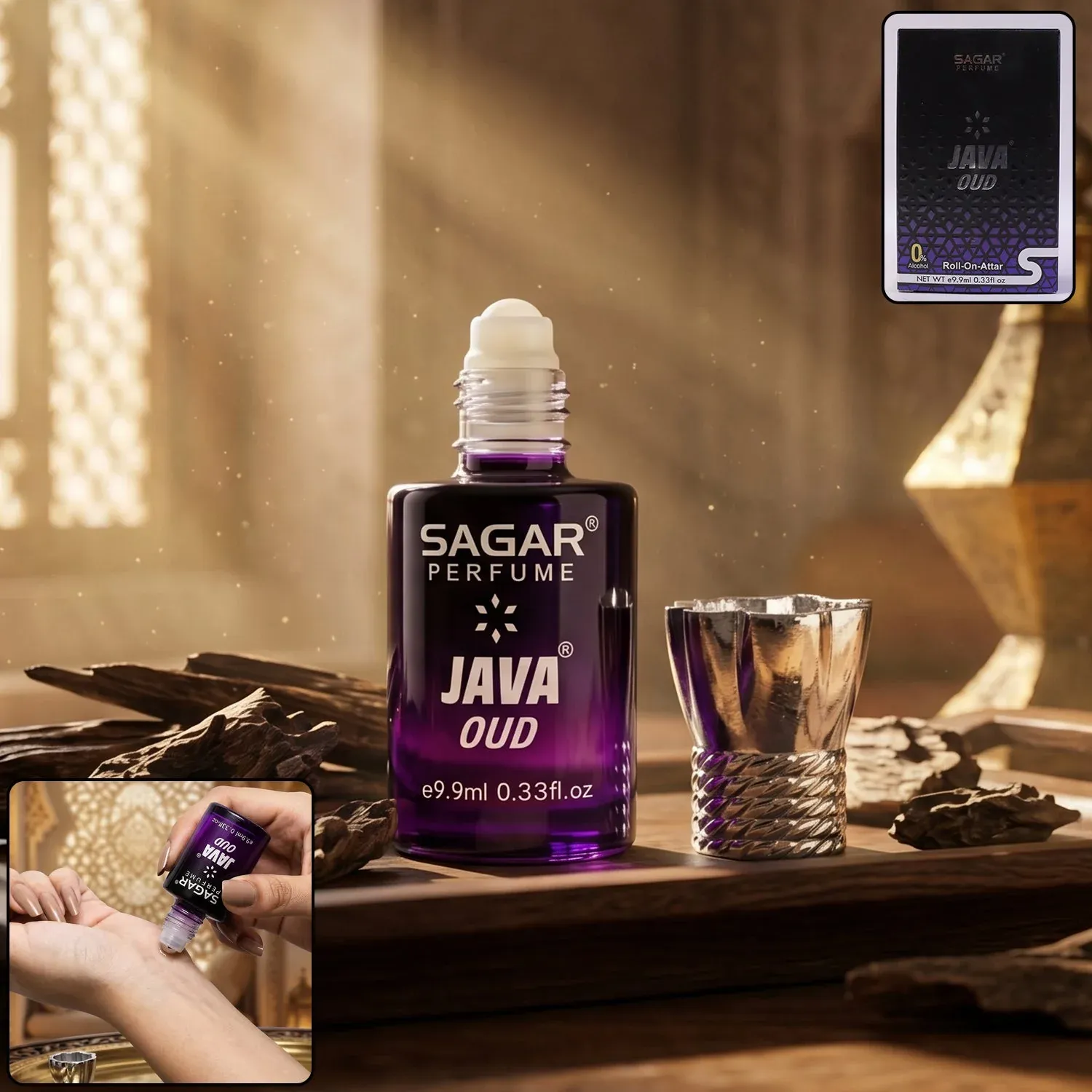 Premium Oud Roll-On Perfume – Long Lasting, Alcohol-Free & Unisex - Buy Online at Alikart