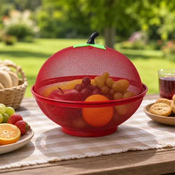 Apple Shaped Metal Net Fruit Basket – Stylish Kitchen Storage