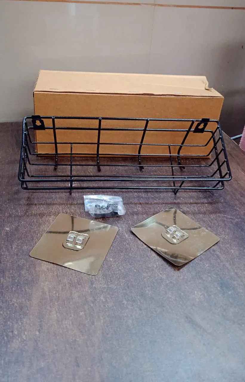 Shower Shelf Rack – Lightweight 3-in-1 Iron Organizer - Detailed Feature View 7