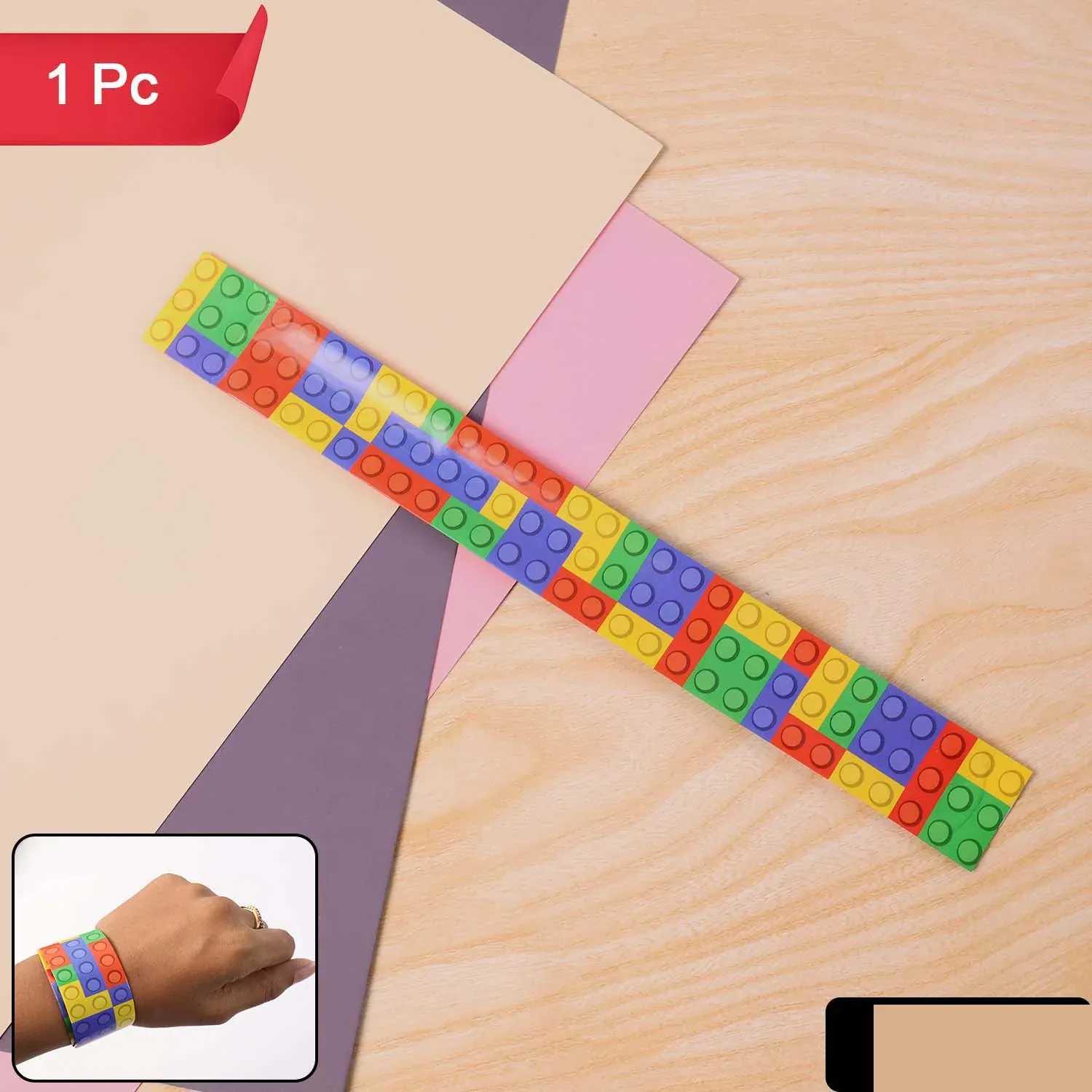 Premium Snap Slap Bracelet – Colorful Fun Wrist Toy for Kids - Buy Online at Alikart