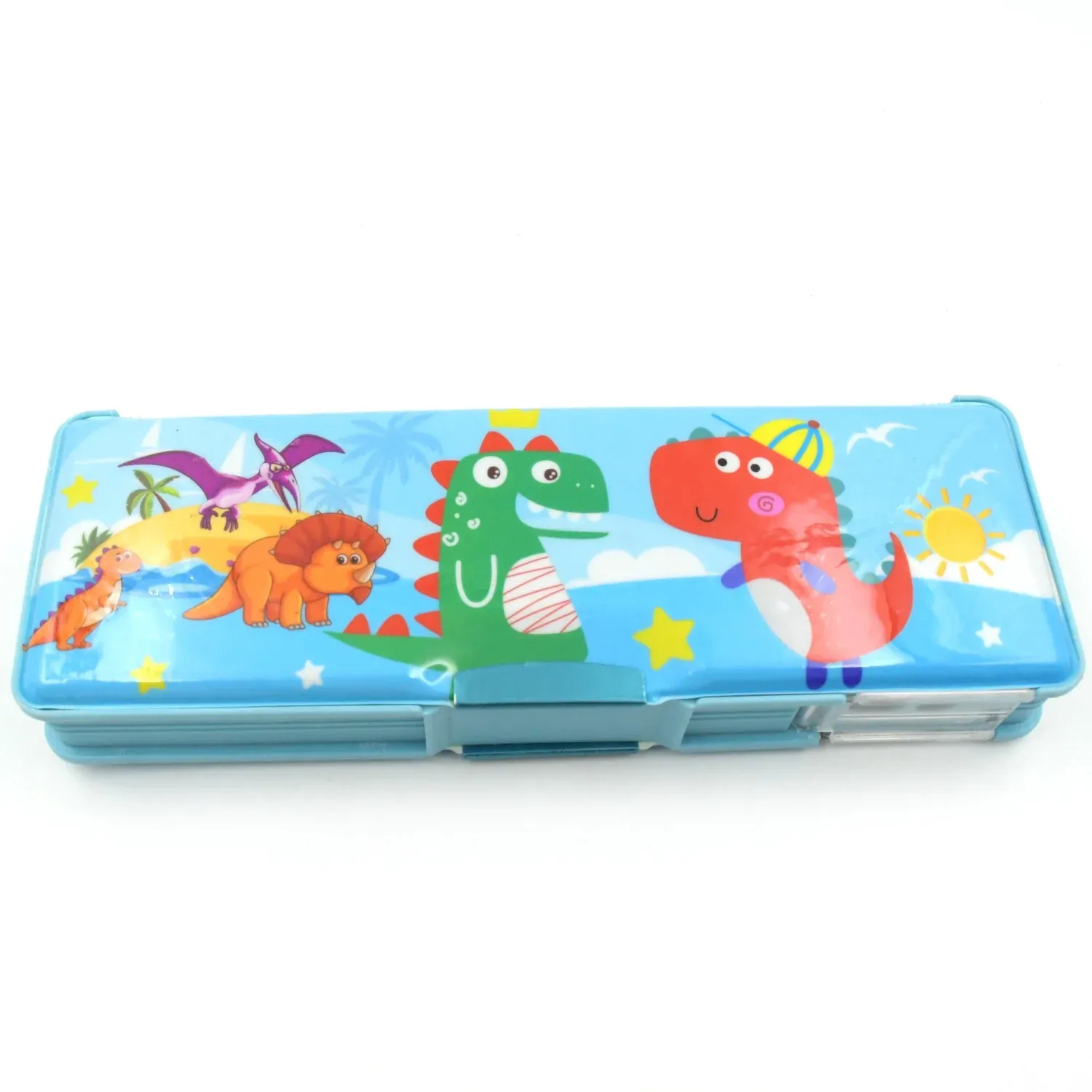 Kids Pencil Case – Dual Compartment Stationery Box | Deskrova - Detailed Feature View 6