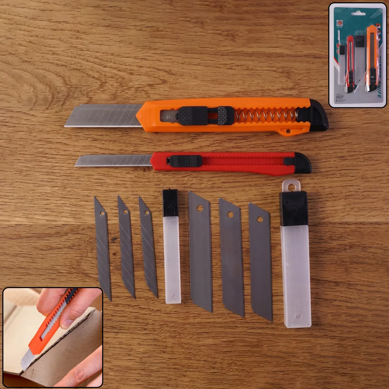 Premium Utility Knife Set – Durable Blades for Precise Cutting - Buy Online at Alikart